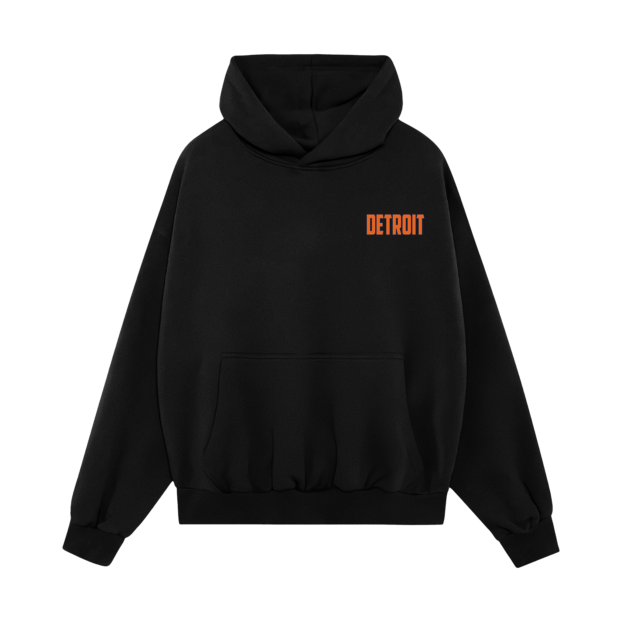 FREE THE WHALES HOODIE - BLACK
