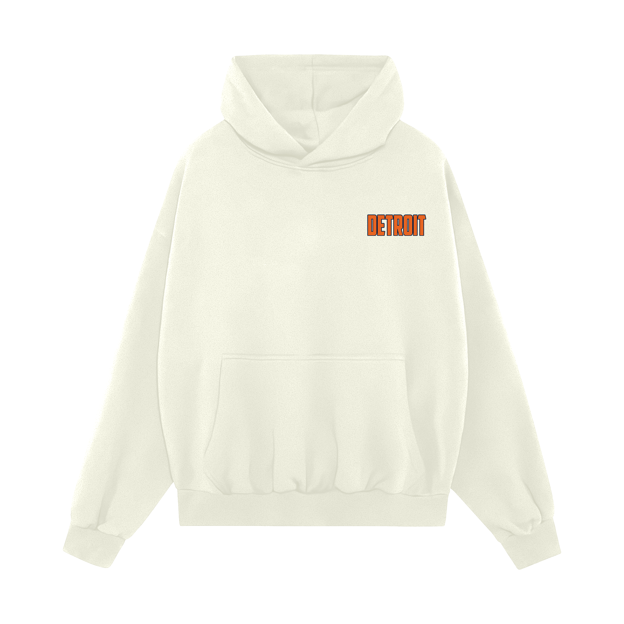 FREE THE WHALES HOODIE - CREME