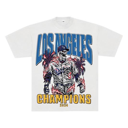 LA CHAMPS TEE - WHITE